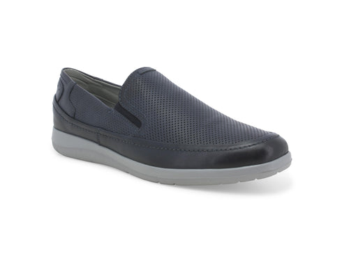 Melluso Men's Summer Shoes two Elastic Slip-on Leather